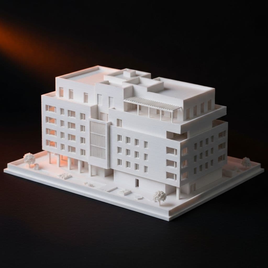 Architectural scale model — Layer X 3D printing Ahmedabad