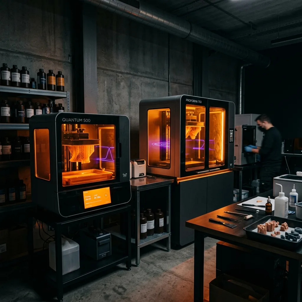 SLA resin 3D printer — Layer X